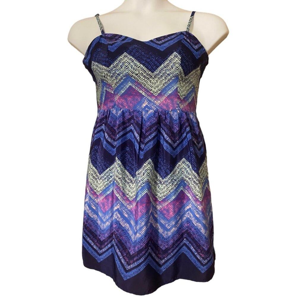 AMERICAN EAGLE spaghetti strap cut out back dress mini length - women's 6 EUC